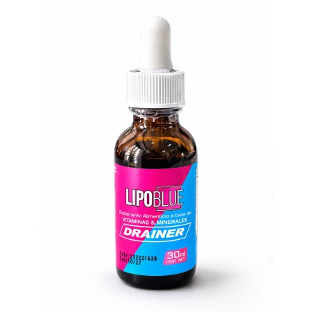 lipoblue drainer gotas para que sirve