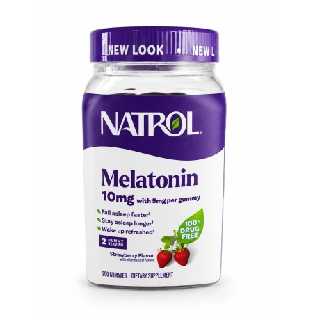 Melatonina 10 mg Gummies 200 Gomitas | Suplemento Alimenticio para Dormir
